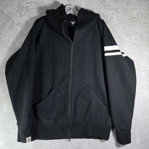 Momotaro Jeans Full Zip Hoodie Size XXL 2XL Cotton Thermal Zip Up Hoodie USA XL